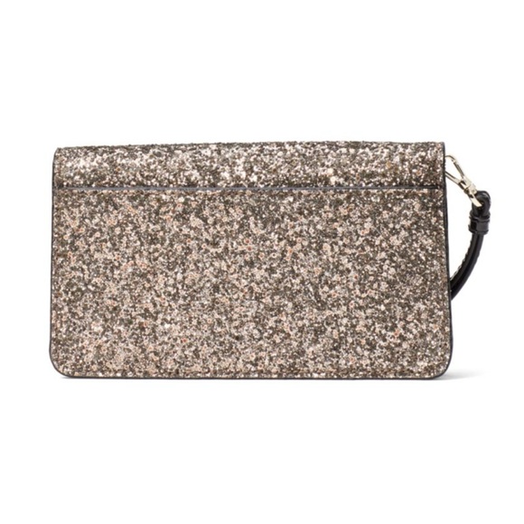 KATE SPADE *NWT* Odette Glitter Multifunctional Wristlet - Rose Gold - Picture 2 of 13